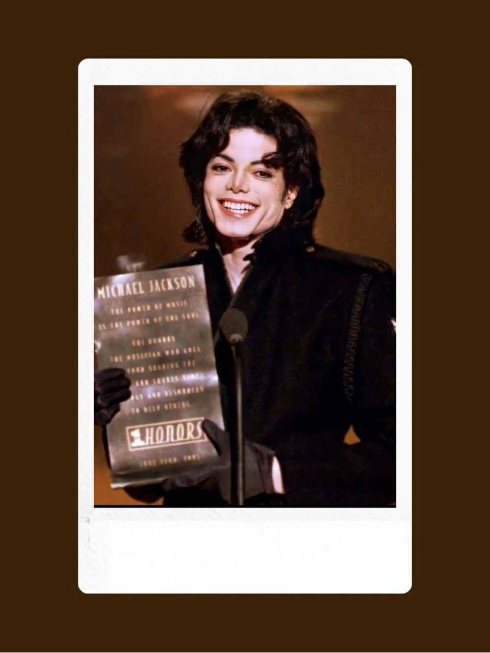 Michael Jackson Vintage Polaroid Print